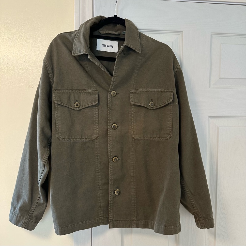 Buck Mason Field Shirt in Olive
